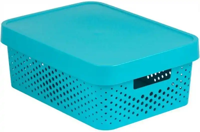 CURVER INFINITY 11L Aufbewahrungsbox mit Deckel 36 x 14 x 27 cm blau 04753-X34 Neuheit