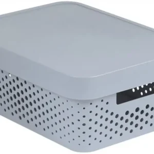 Begrenztes Angebot CURVER INFINITY 11L Aufbewahrungsbox mit Deckel 36 x 14 x 27 cm grau 04753-099