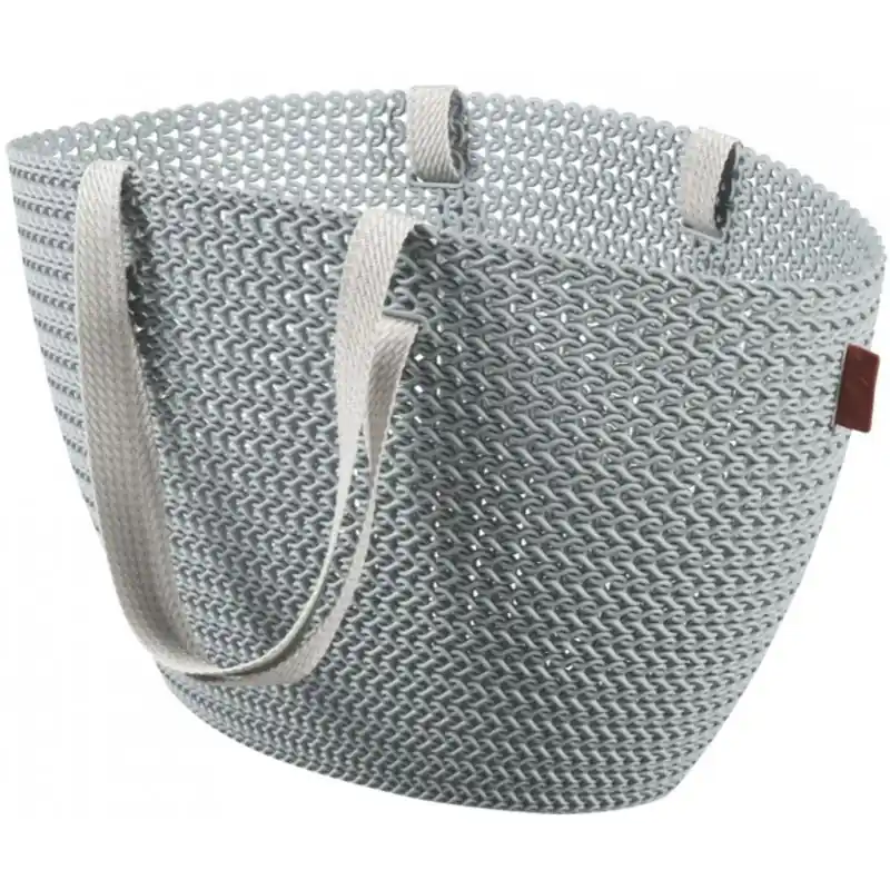 CURVER KNIT EMILY Einkaufskorb 50 x 30 x 24 cm grau-balu 03680-X60 Neu