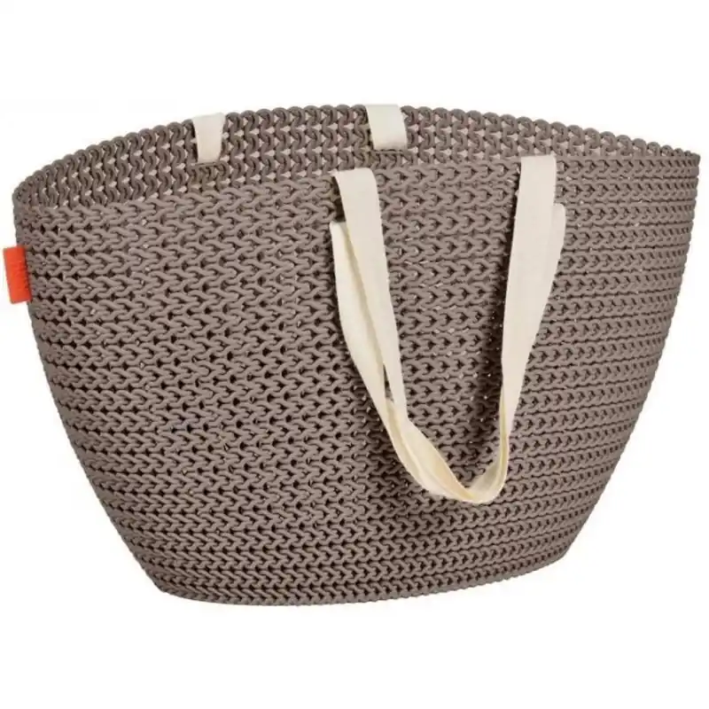 CURVER KNIT EMILY Einkaufskorb 50 x 30 x 24 cm harvest braun 03680-X59 Rabatt