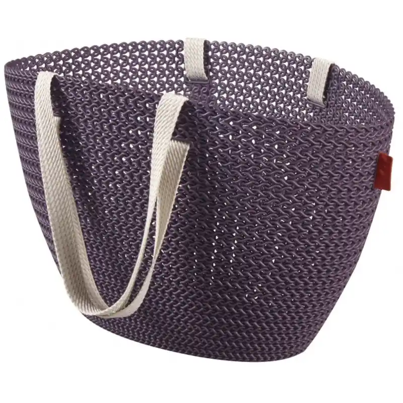 CURVER KNIT Emily Shoppingbag, Einkaufskorb, violett 03680-X66 Garantierte Lieferung