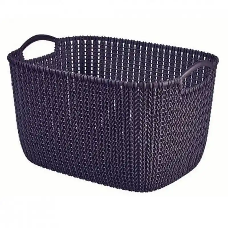Beliebt CURVER KNIT L Wäschekorb 30 L purple