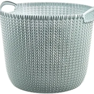 CURVER KNIT L 30L Wäschekorb rund 39 x 39 x 33 cm misty blue 03673-X60 Expressversand