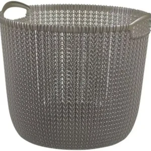 Super-Preis CURVER KNIT L 30L Wäschekorb rund 39 x 39 x 33 cm, braun 03673-X59