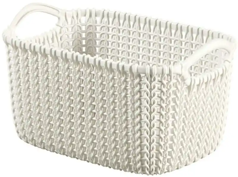 CURVER KNIT XS 3L Aufbewahrungskorb 25 x 17,5 x 14 cm creme 03675-X554 Billig