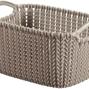 Meistverkauft CURVER KNIT XS 3L Aufbewahrungskorb 25 x 17,5 x 14 cm braun 03675-X59