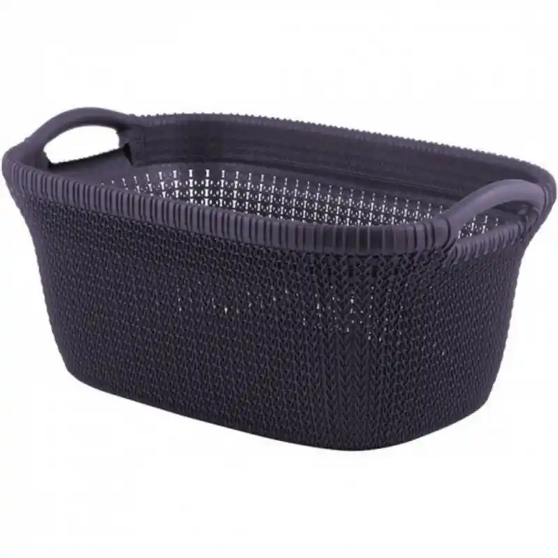 CURVER KNIT Wäschekorb 47 l purple 03677-X66 Neu Im Sortiment
