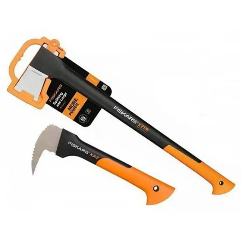 FISKARS Set Spaltaxt X21 + WoodXpert Handsappie XA2, 1025438 Jetzt Bestellen