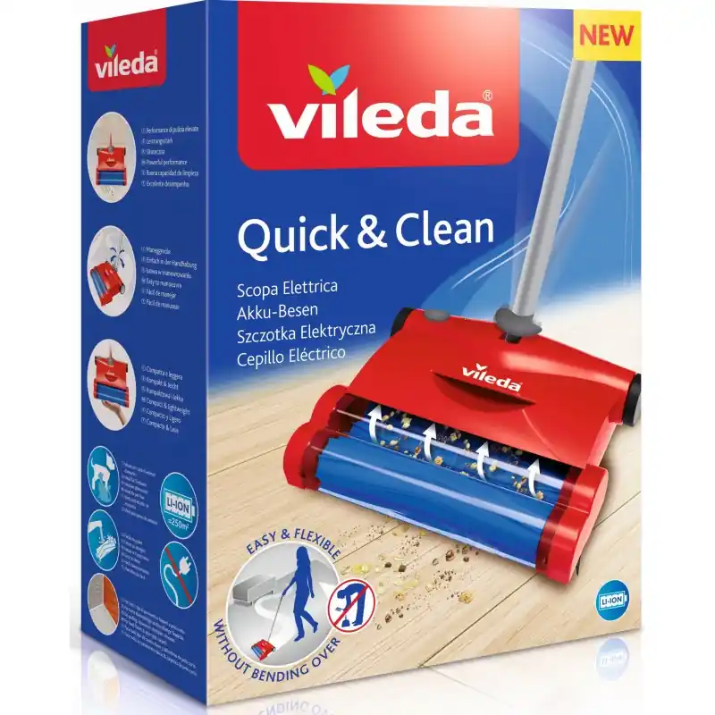 Preis Gesenkt VILEDA Quick Clean Akkubesen 153037
