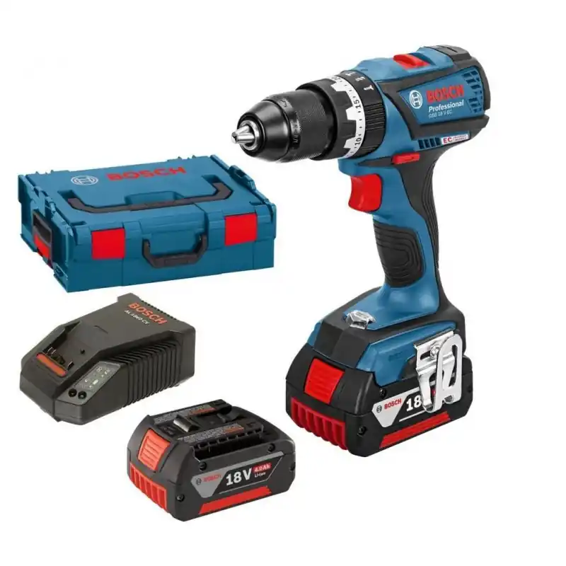 Bosch GSB 18 V-EC Schlagbohrschrauber 2x 5,0 Ah, 06019E9104 Garantierte Lieferung