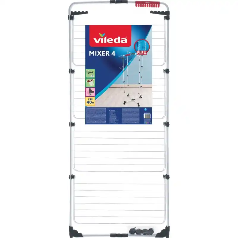 VILEDA Mixer 4 Wäscheständer 40 m 157237 Super-Preis