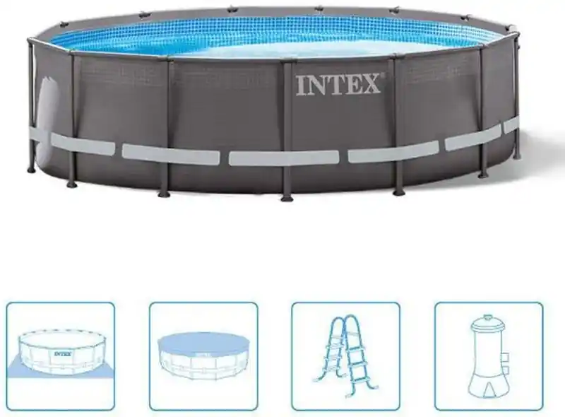 Sofort Bestellen INTEX Ultra Frame Pool 488 x 122 (Set) 26322GN