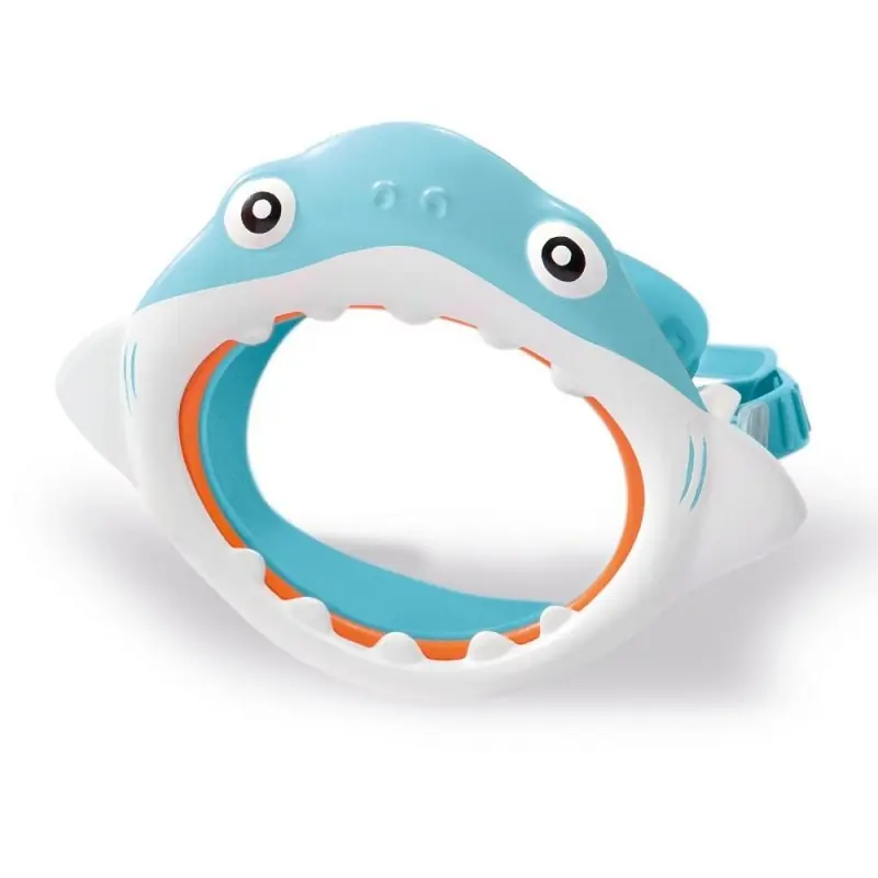 Zertifiziert INTEX FUN MASKS Kinder-Tauchbrille, Haifisch 55915