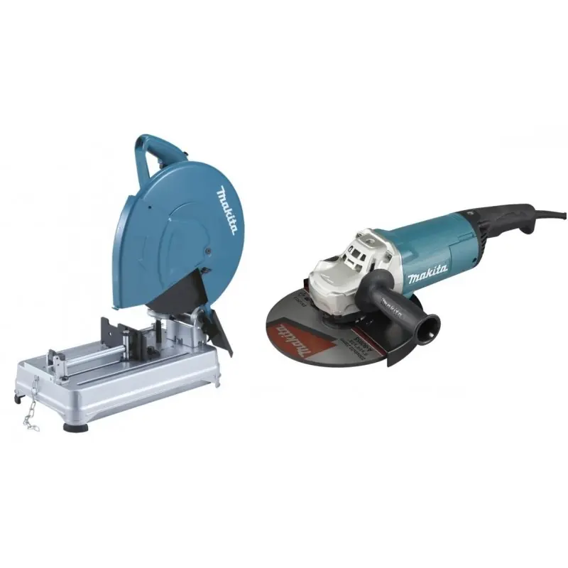 Preis Gesenkt Makita S17E4-P3 Spezial Set Trennschleifmaschine 2414EN +Winkelschleifer GA9061R