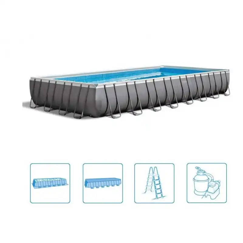 Top-Seller INTEX Ultra Frame Pool 975 x 488 x 132 cm (set) 26372GN