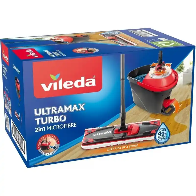 Online Kaufen VILEDA Ultramax TURBO Komplettset Bodenwischer 158632