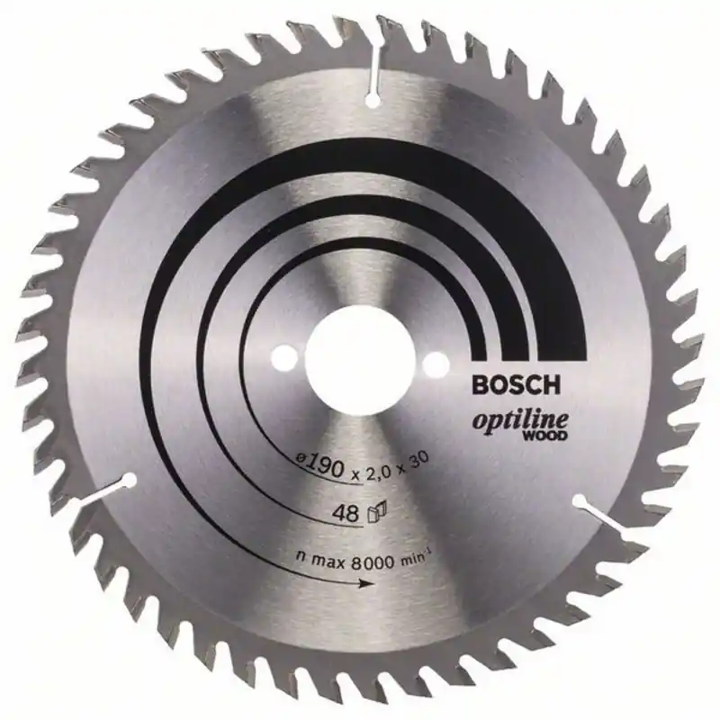 Kracherpreis BOSCH Optiline Wood Kreissägeblatt 190 x 30 x 2,0 mm WZ 48, 2608641186
