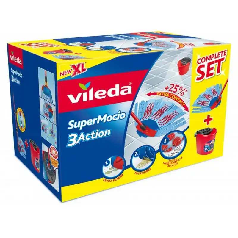 VILEDA SuperMocio 3Action Complete Set 137579 Beliebt