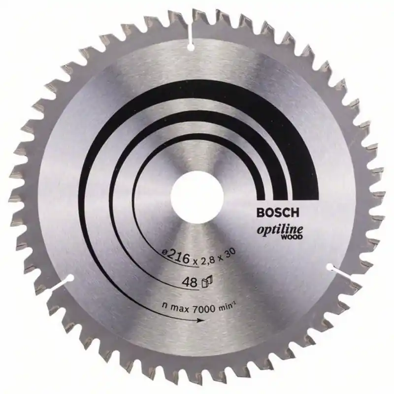 Garantierte Lieferung BOSCH Optiline Wood Kreissägeblatt 216x30x2,8mm, 48, 2608640641