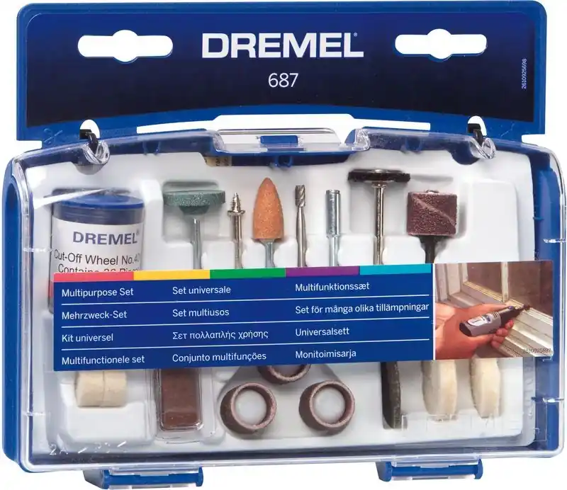 Dremel 687 Mehrzweck-Zubehör-Set 52tlg 26150687JA Must-Have