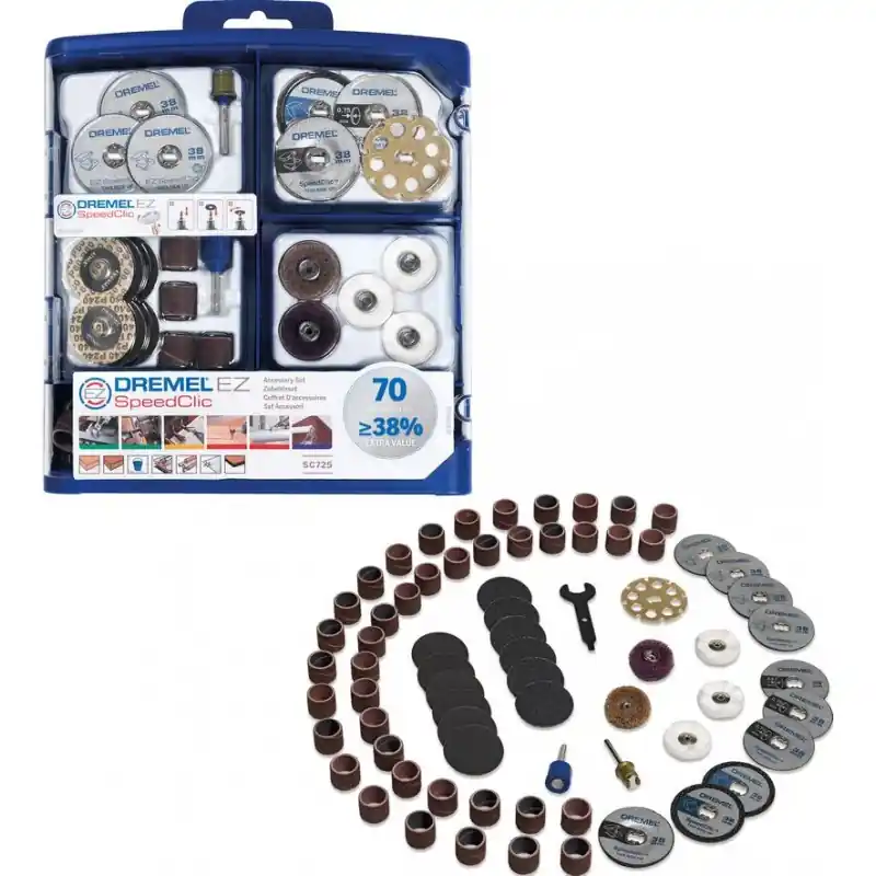 Angebot Dremel EZ SpeedClic Zubehörset (SC725) 2615E725JA