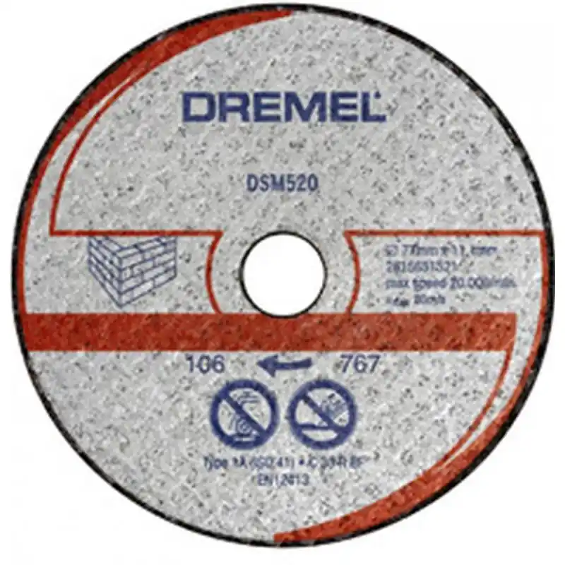 DREMEL DSM520 1 Mauerwerk-Trennscheibe 2615S520JA Begrenztes Angebot