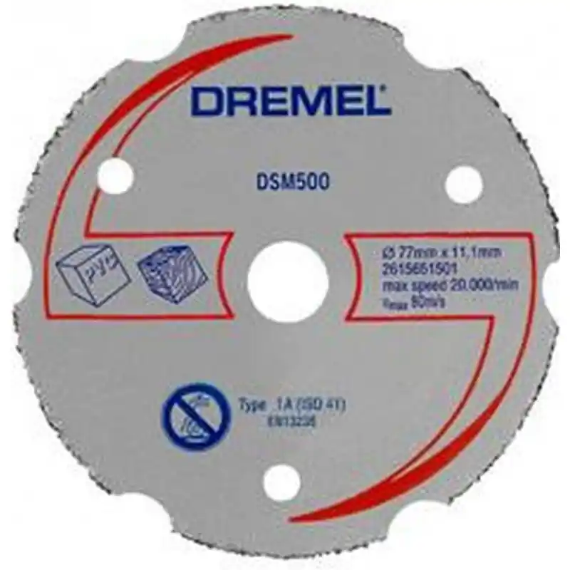 DREMEL DSM500 1 Mehrzweck-Karbid-Trennscheibe 2615S500JA Echt