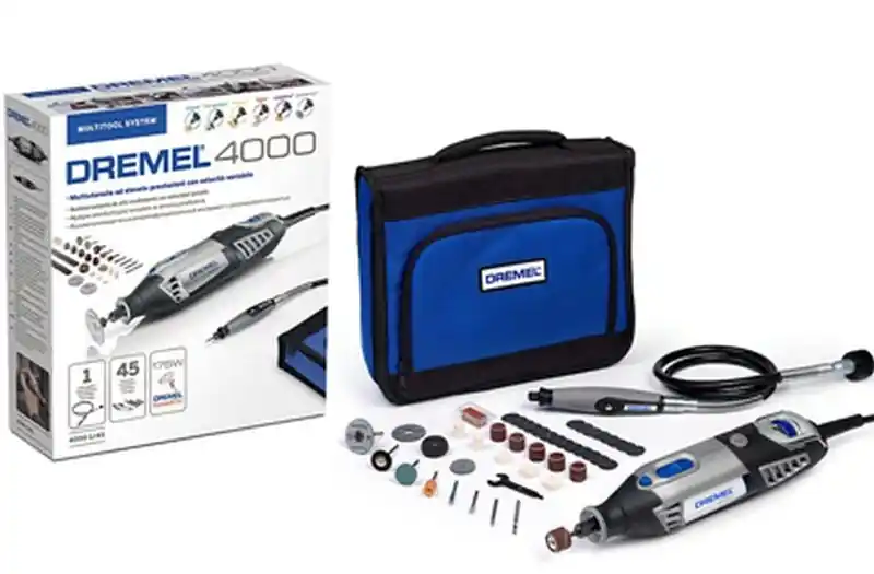 DREMEL 4000 Multifunktionswerkzeug + 45 tlg Zubehör F0134000JC Sonderangebot