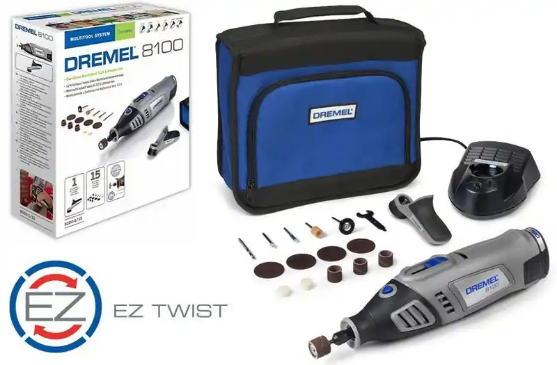 Rabatt DREMEL 8100-1/15 Akku-Multifunktionswerkzeug + 15 tlg Zubehör F0138100JC
