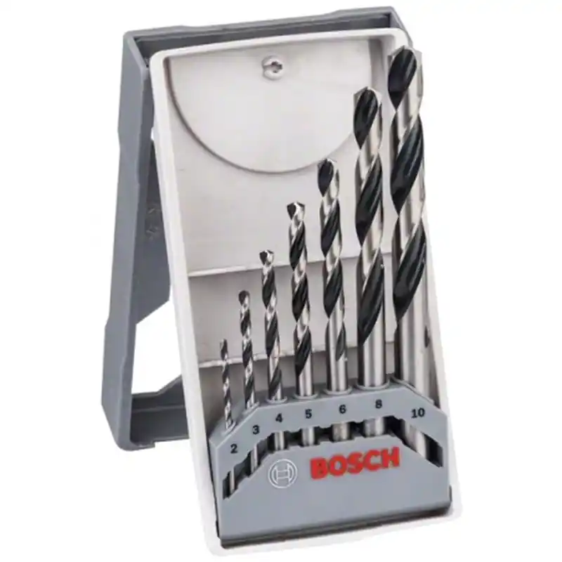 Versand Am Gleichen Tag BOSCH Metallspiralbohrer HSS PointTeQ 7-teiliges Mini X-Line, 2608577347