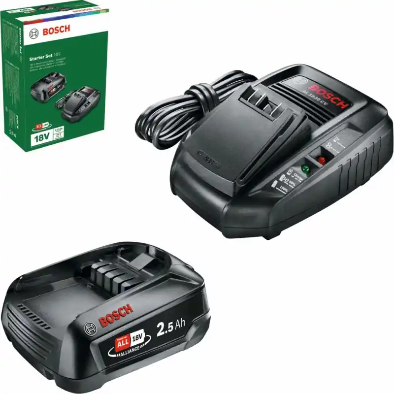 BOSCH Starter-Set 18 V (2,5 Ah + AL 1830 CV) 1600A00K1P Preis Gesenkt