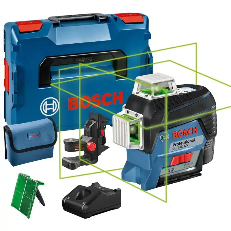 BOSCH GLL 3-80 CG Linienlaser + BM 1 Universalhalterung 0601063T00 Nur Heute