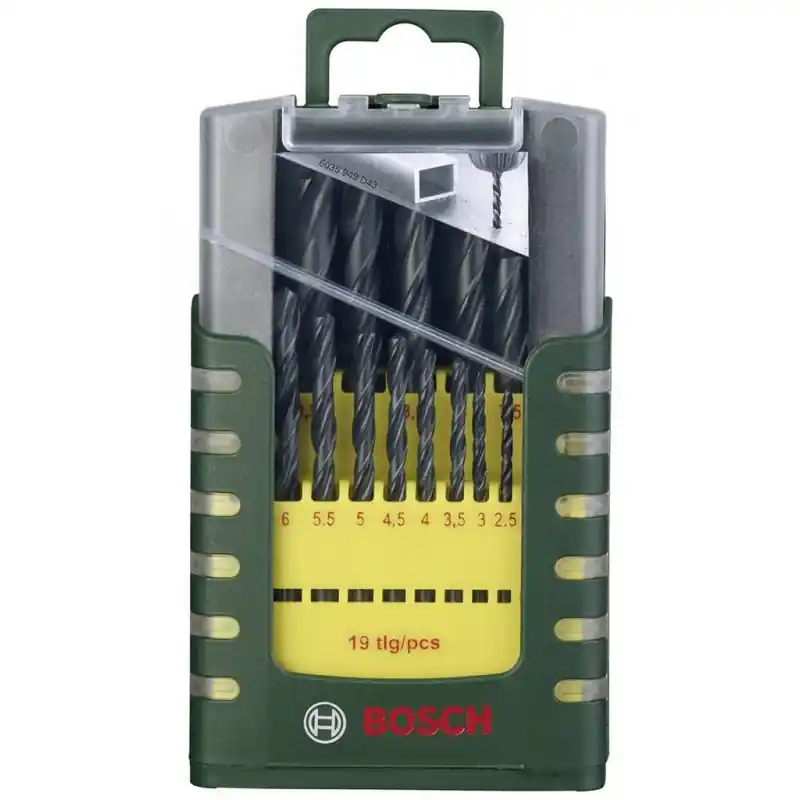 Direktkauf BOSCH Metallbohrer-Set-HSS-R, 19-teilig 2607017151