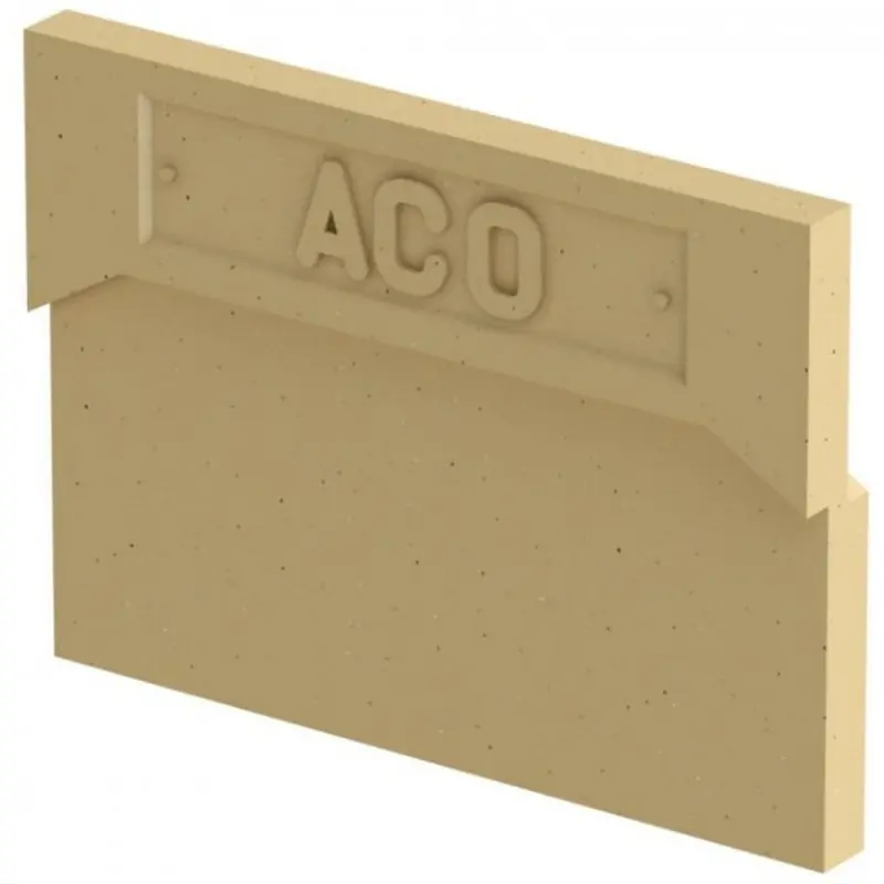 ACO Self 200 Kombistirnwand für Rinnenanfang/-ende 03697 Super-Preis