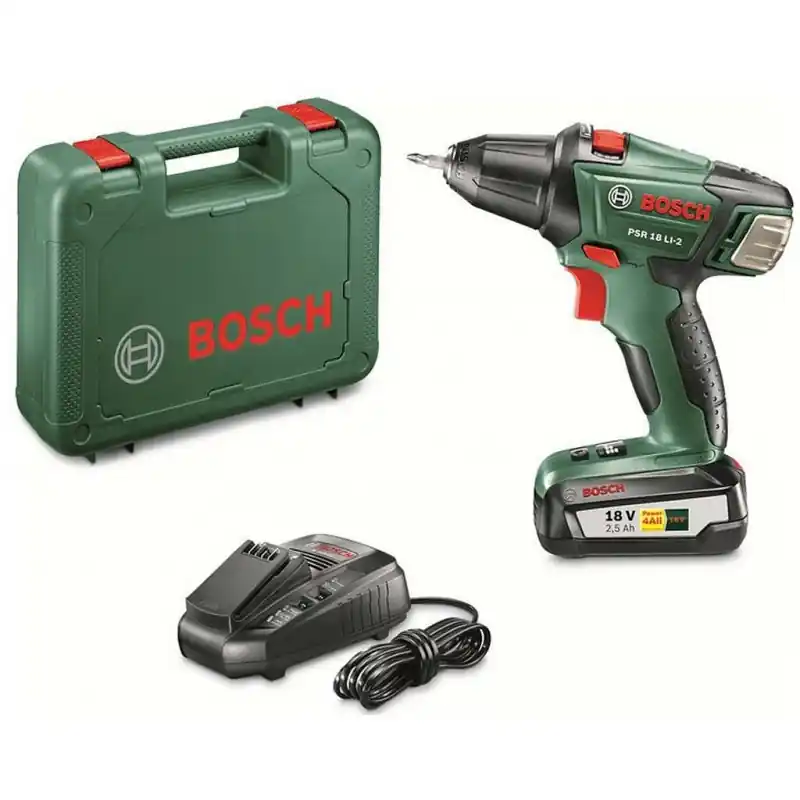 Preisknaller BOSCH Akku-Bohrschrauber PSR 18 Li-2 (2,5 Ah) mit 1 Akku 060397330G