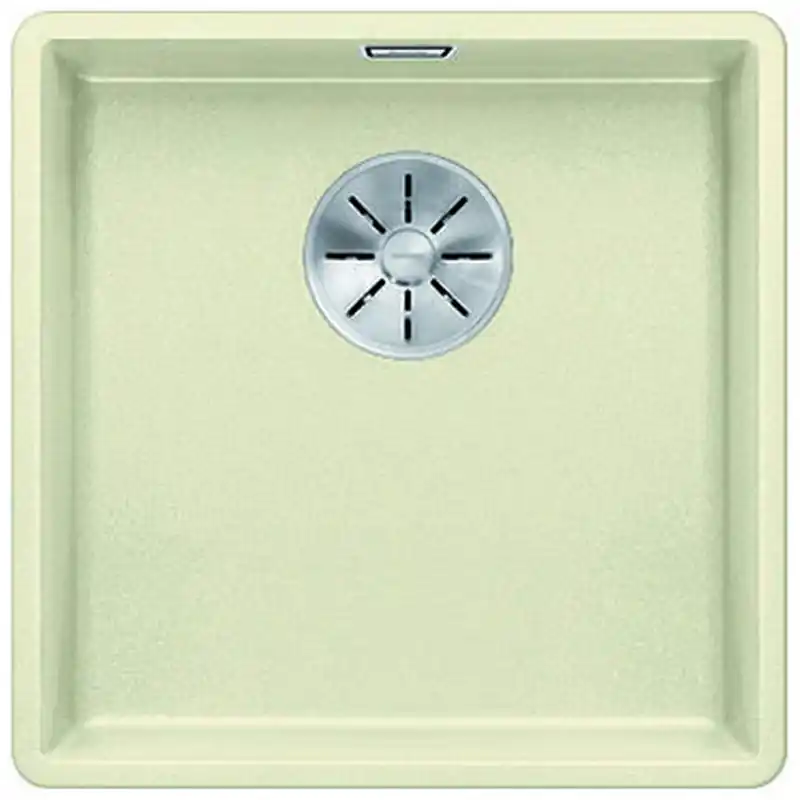 Zertifiziert BLANCO SUBLINE 400 F InFino jasmin ohne Zugknopf 523498
