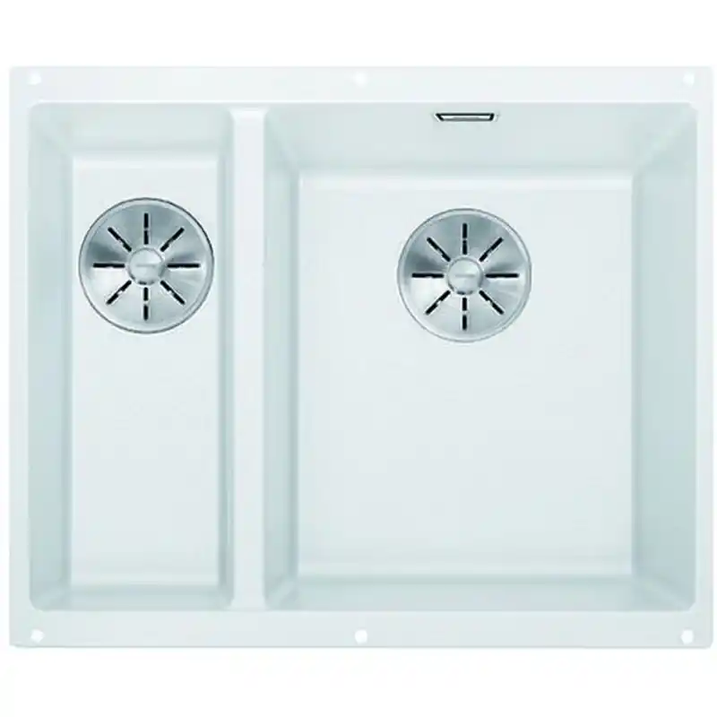 BLANCO Subline 340/160-U Unterbauspüle SILGRANIT PuraDur, InFino, weiß 523562 Preisreduziert