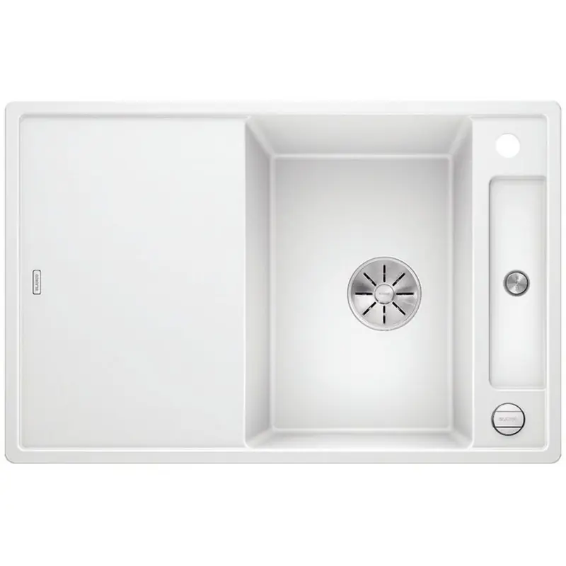 BLANCO AXIA III 45 S Silgranit inkl. Glasschneidbrett weiss InFino Ablauf 523187 Must-Have