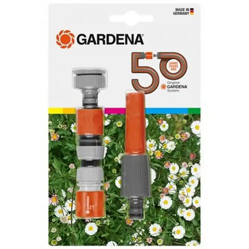 GARDENA Gartenspritze mit Anschluss-Set Grundausstattung Jubiläumseditiom 18293-32 Schnäppchen