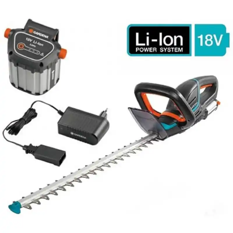 Schneller Versand GARDENA ComfortCut Li-18/60 Set Akku Heckenschere, 18V/2,6Ah 9838-20