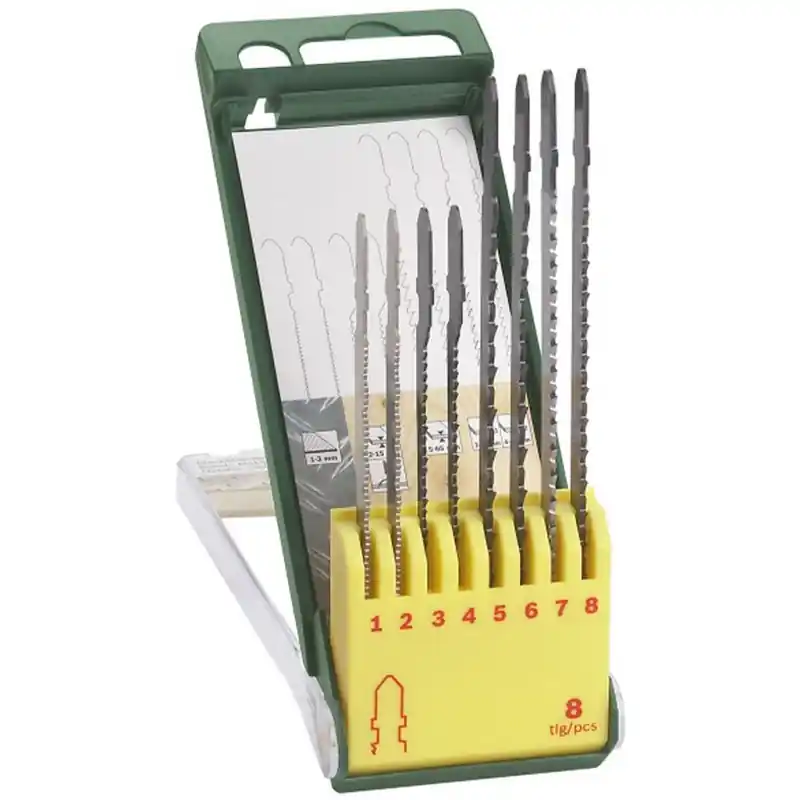 Sale BOSCH Accessories Stichsägeblätter-Set Holz/Metall mit T-Schaft 8tlg. 2607019458