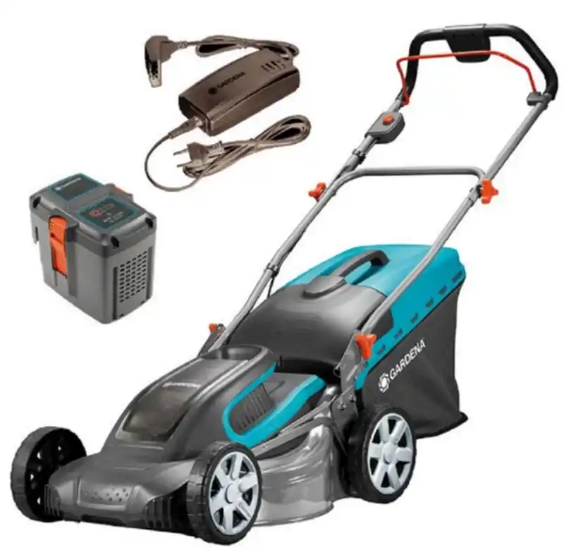 Markenprodukt GARDENA PowerMax Li-40/41 Akku-Rasenmäher mit Akku, 41 cm 5041-20