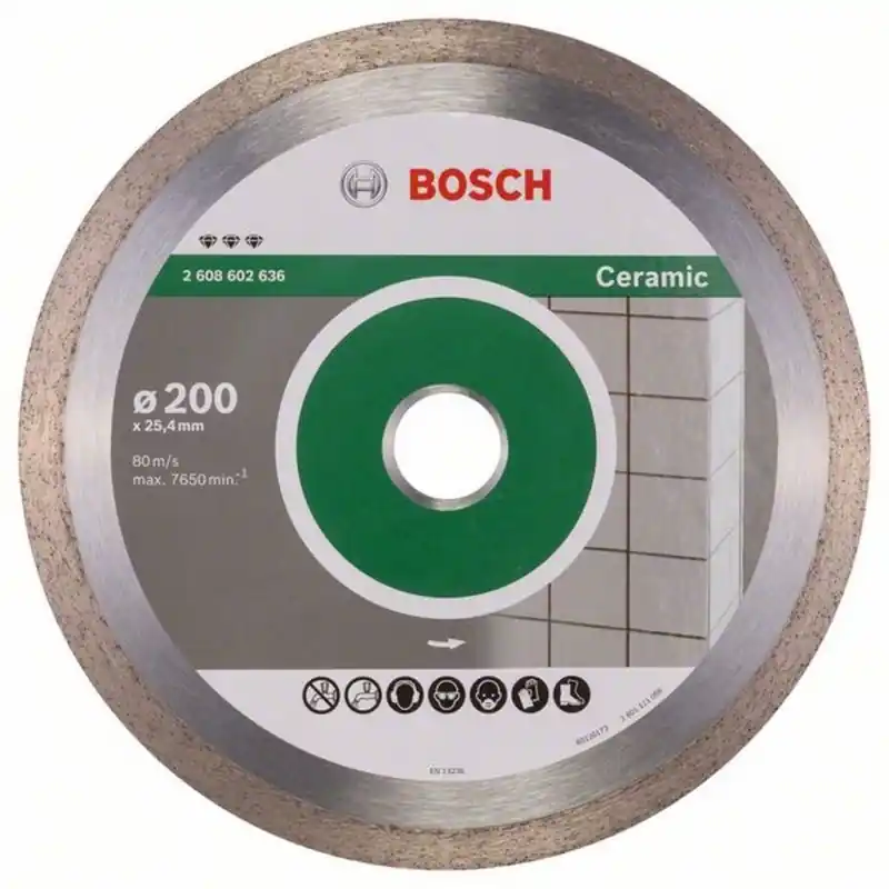 Mega-Angebot BOSCH Diamant-Trennscheibe Best for Ceramic 200 x 25,40 mm 2608602636