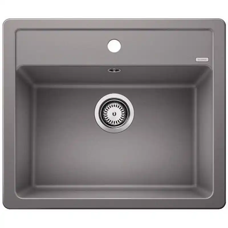 Zertifiziert BLANCO LEGRA 6 Silgranit PuraDur 2 alumetallic 523333