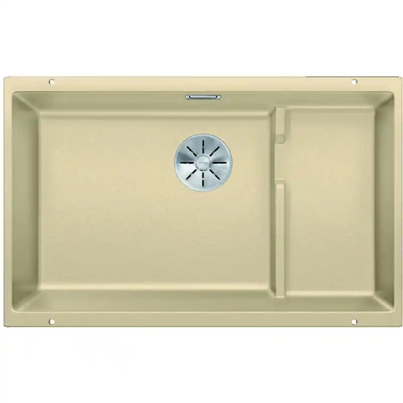 Begrenztes Angebot BLANCO SUBLINE 700 U Level Silgranit PuraDur 2 champagner InFino Ablauf 523458