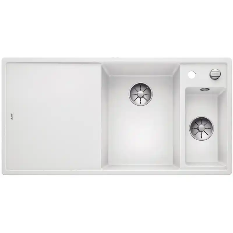 BLANCO AXIA III 6 S-F Silgranit weiss Glasschneidbrett InFino Ablauf 523492 Aktuell
