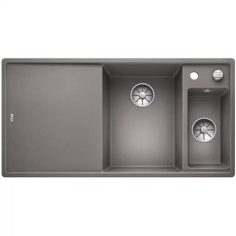 BLANCO AXIA III 6 S-F Silgranit alumetallic Glasschneidbrett InFino Ablauf 523491 Wochenendangebot