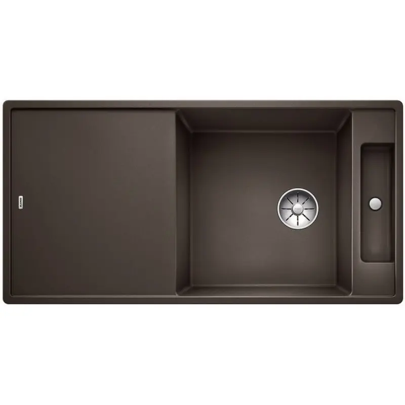 Günstig BLANCO AXIA III XL 6 S Silgranit PuraDur cafe Holzschneidbrett InFino Ablauf 523509