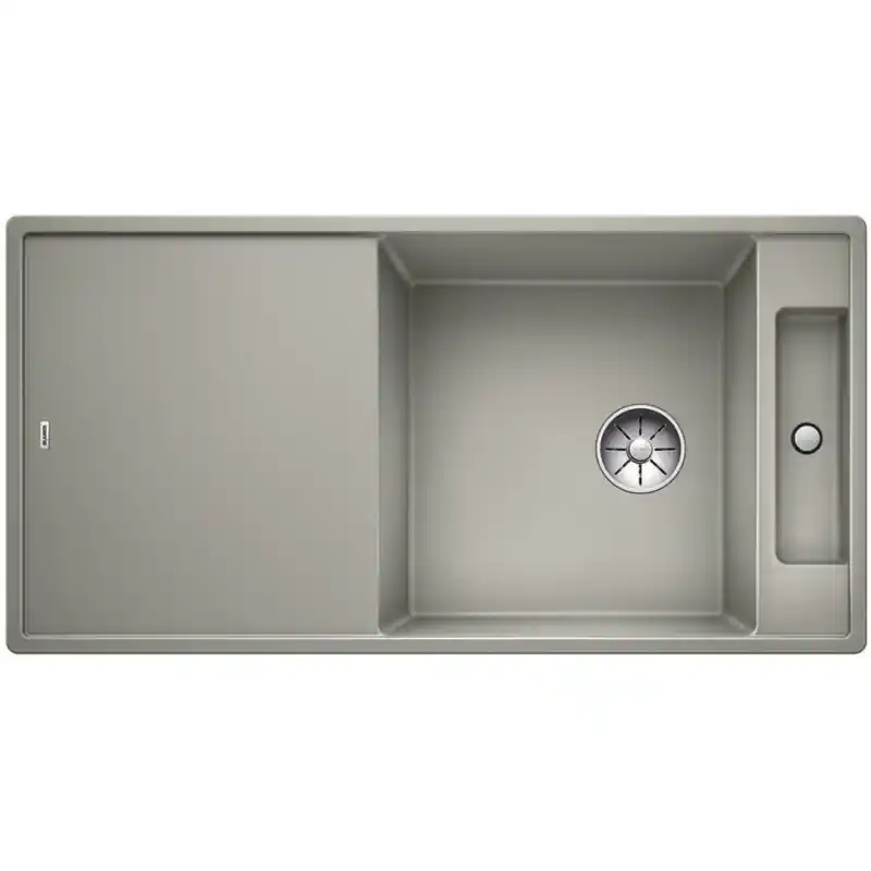 BLANCO AXIA III XL 6 S Silgranit PuraDur perlgrau Holzschneidbrett InFino Ablauf 523503 Geprüft