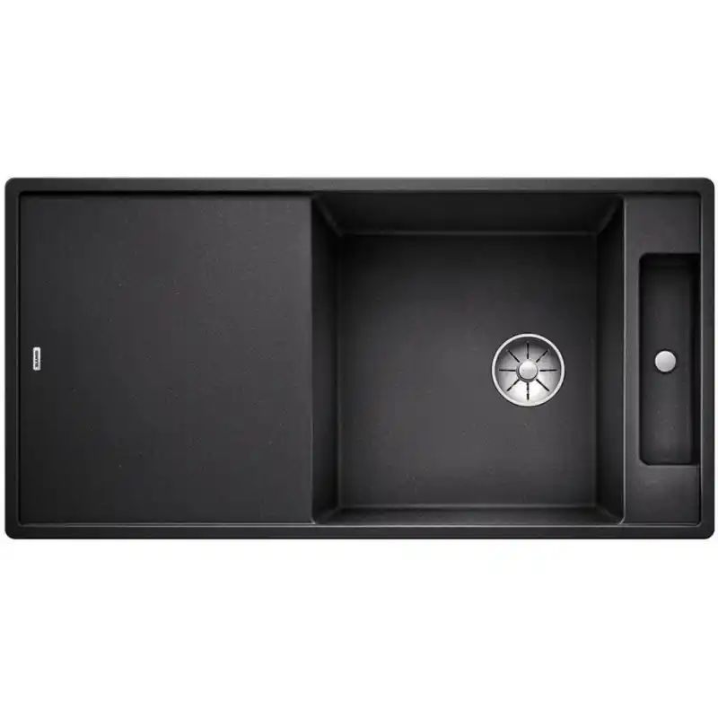 Knallerangebot BLANCO AXIA III XL 6 S Silgranit PuraDur anthrazit Holzschneidbrett InFino Ablauf 523500